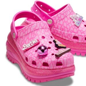 Barbie Mega Crush Platform Crocs gently used